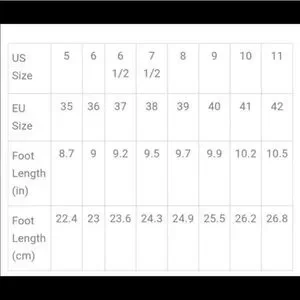 Zara Sneakers Zara Size 38 Shoes In Us Size Guide Size 40 Zara